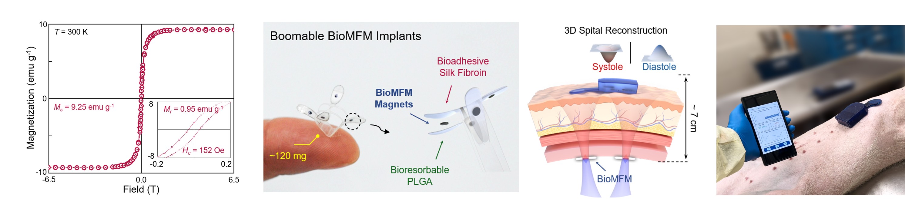 Representative results from the ferromagnetic semiconductor study